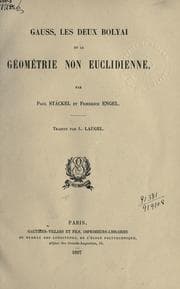 Tapa de Gauss, les deux Bolyai et la géométrie non euclidienne