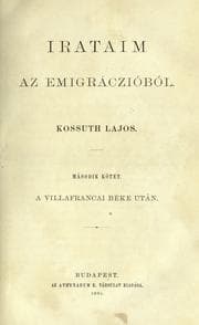 Tapa de Irataim az emigrációból