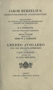 Tapa de Jakob Berzelius