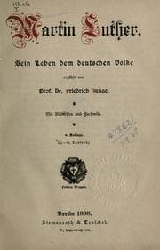 Tapa de Martin Luther