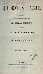 Tapa de The works of Horace