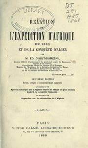Tapa de Relation de l'expédition d'Afrique en 1830 et de la conquête d'Alger