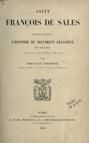Tapa de Saint François de Sales