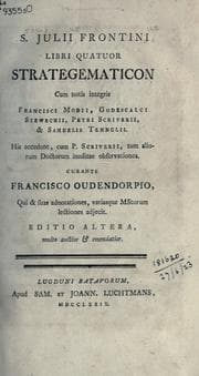 Tapa de Libri quatuor Strategematicon