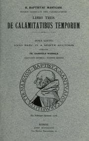 Tapa de Libri tres De calamitatibus temporum