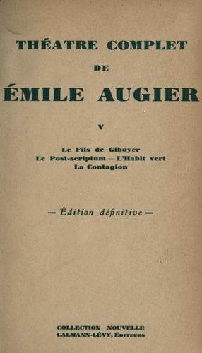 Tapa de Théâtre complet.