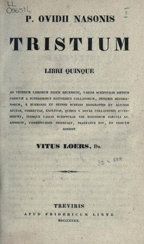 Tapa de Tristezze