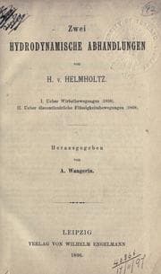 Tapa de Zwei hydrodynamische Abhandlungen