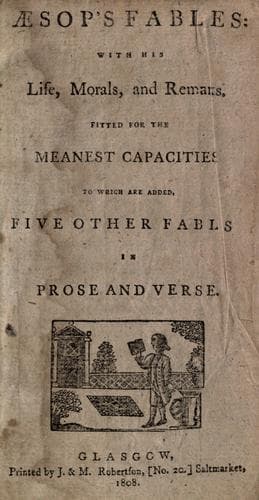 Tapa de Aesop's fables