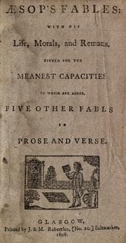 Tapa de Aesop's fables