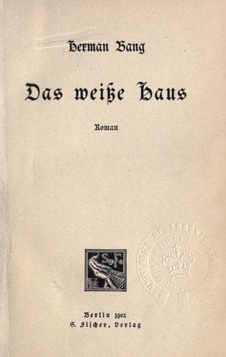 Tapa de Das weisse Haus