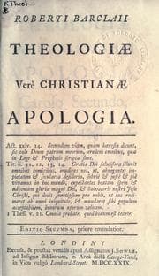 Tapa de Theologiae vere Christianae apologia
