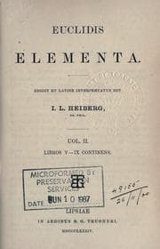 Tapa de Euclidis opera omnia