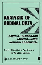 Tapa de Analysis of ordinal data