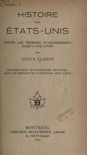 Tapa de Histoire des États-Unis depuis les premiers établissements jusqu'à nos jours