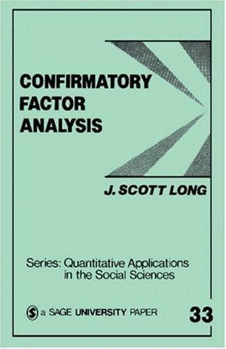 Tapa de Confirmatory factor analysis