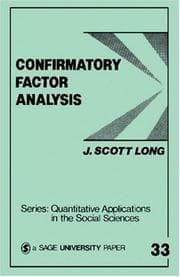 Tapa de Confirmatory factor analysis