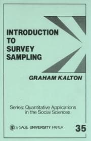 Tapa de Introduction to survey sampling