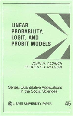 Tapa de Linear probability, logit, and probit models