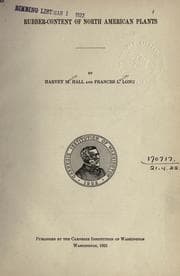 Tapa de Rubber-content of North American plants by Harvey M. Hall and Frances L. Long