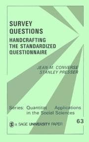 Tapa de Survey questions
