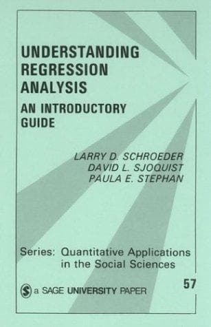 Tapa de Understanding regression analysis