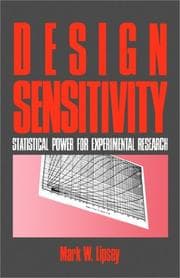 Tapa de Design Sensitivity