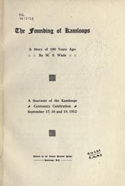 Tapa de The founding of Kamloops