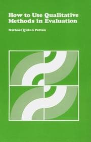 Tapa de How to use qualitative methods in evaluation