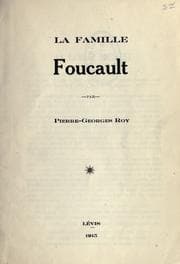 Tapa de La famille Foucault