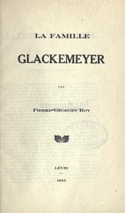 Tapa de La famille Glackemeyer