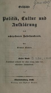 Tapa de Geschichte der Politik, Cultur und Aufklärung des achtzehnten Jahrhunderts