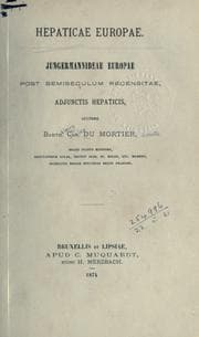 Tapa de Hepaticae Europae
