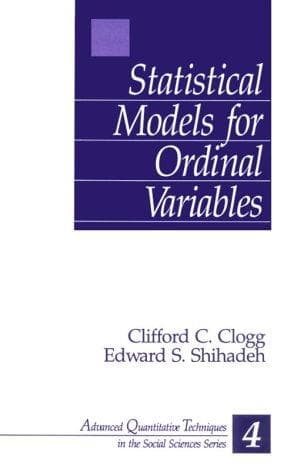 Tapa de Statistical models for ordinal variables
