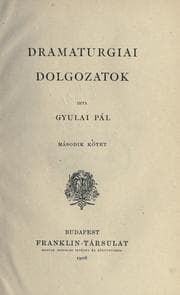 Tapa de Dramaturgiai dolgozator