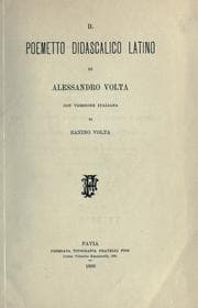 Tapa de Il poemetto didascalico latino, con versione italiana di Zanino Volta