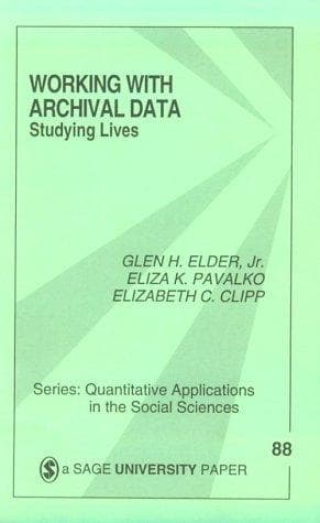 Tapa de Working With Archival Data