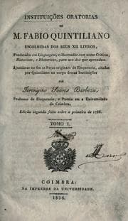Tapa de Instituições oratorias
