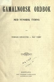 Tapa de Gamalnorsk ordbok