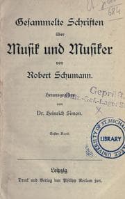 Tapa de Gesammelte Schriften über Musik and Musiker