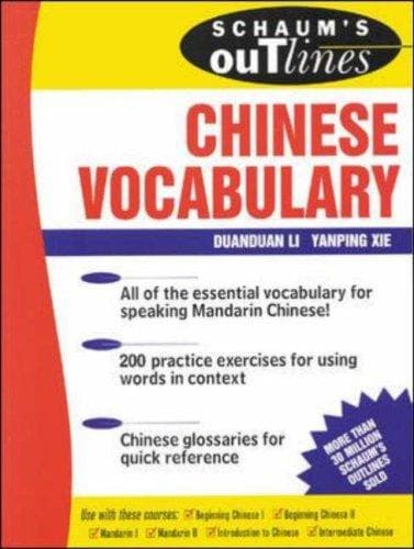 Tapa de Chinese vocabulary