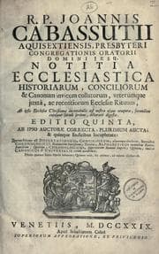 Tapa de Notitia ecclesiastica historiarum, conciliarum & canonum invicem collatorum, veterùmque juxtà, ac recentiorum ecclesiae rituum ... accurate digesta
