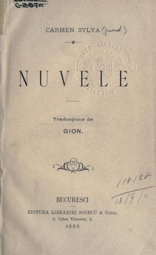 Tapa de Nuvele