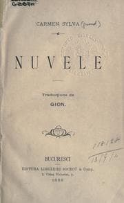 Tapa de Nuvele