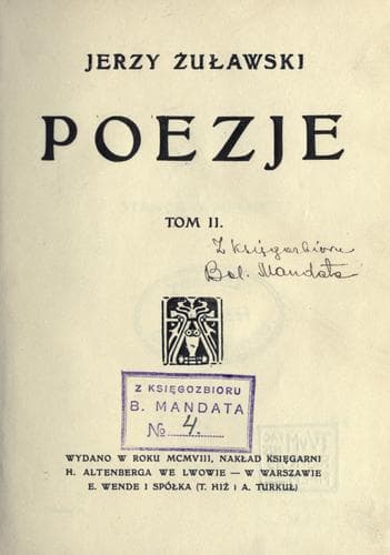 Tapa de Poezje