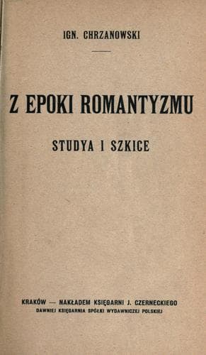 Tapa de Z epoki romantyzmu