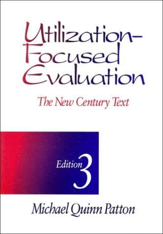 Tapa de Utilization-focused evaluation