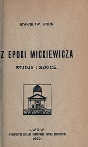 Tapa de Z epoki Mickiewicza