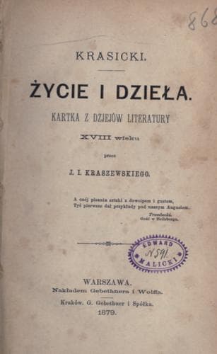 Tapa de Krasicki