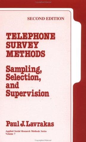 Tapa de Telephone survey methods